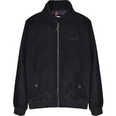 Lambretta Jackets Lambretta 2XL, Black Mens Corduroy Full Zip Harrington Bomber Jacket Coat Black