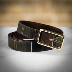 Barbour Men Belts Barbour Reversible Tartan Belt Tartan/Brown can be Engraved or Personalised Classic Tartan