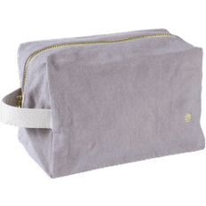 Cotton Toiletry Bags La cerise sur le gâteau La Cerise Sur Le Gateau Large Water Resistant Cotton Wash Bag, Poivre Rose