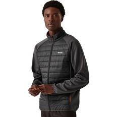 Blue - Hiking Clothing Regatta Clumber IV Hybrid Jacket: Ash/Fox: L, Colour: Ash/Fox