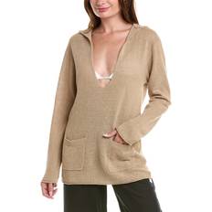 Linen Sweaters Onia Linen V-Neck Hoodie