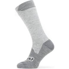 Sealskinz Waterproof All Weather Mid Length Socks - Grey