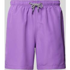 Lila Badehosen Mcneal Regular Fit Badehose mit Tunnelzug