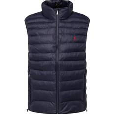 Polo Ralph Lauren Man Vests Polo Ralph Lauren Doudoune Sans Manches À Encolure Montante - Navy