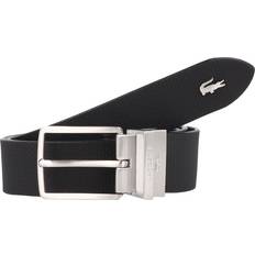 Lacoste Homme Ceintures Lacoste Ceinture Chantaco Réversible Cuir - Noir