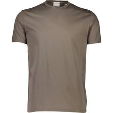 Lindbergh Black Slim Fit T-Shirt - Dunkelgrün/Einfarbig