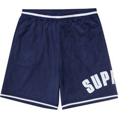 Supreme Shorts Supreme Ultrasuede Mesh Short Navy