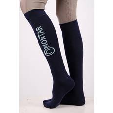 Montar Lange Reitsocken Mit Logo - Bleu