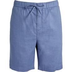 Frescobol Carioca Linen-Cotton Felipe Shorts blue