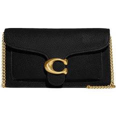 Coach Black Clutches Coach Tabby Chain Silver/black One Size