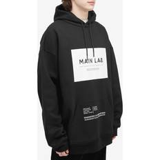 Balmain Sweatere Balmain Sort Oversize Hættetrøje Stilfuldt - Sort