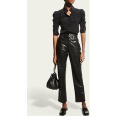 Silk Blouses Frame Gillian Top Noir