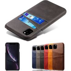 Apple iPhone 11 Covers med kortholder iPhone 11 Kotelo Sininen Kuulokkeille