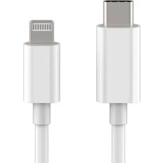 USB-C till Lightning Kabel iPhone Snabb Laddare 2M Vit