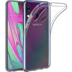 Skalo Transparent Silikon TPU-Skal till Samsung A40