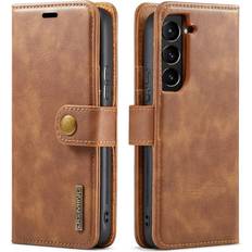 DG.Ming 2-in-1 Magnet Wallet Samsung Galaxy S22 Cognac