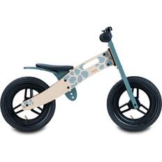 Wood Balance Bicycles Hauck Holz-Laufrad Balance N Ride mit Lufträdern & verstellbarem Sitz ab 18 Monate Turtle