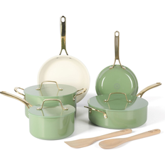 Ceramic Hob Cookware Sets Martha Stewart Galway Premium Cookware Set with lid 10 Parts