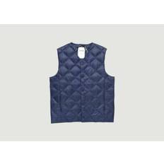 Bleu Gilets TAION Doudoune Droite Sans Manches - Navy