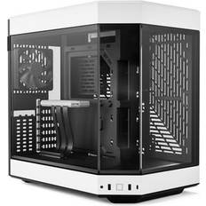 Hyte ATX - Midi Tower (ATX) Computer Cases Hyte Y60 Modern Aesthetic Dual Chamber Panoramic Tempered Glass Mid-Tower Case 4.0 Riser