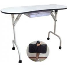 Bord ActiveShop Hopfällbart Nagelbord 4031 Vit Väska Skrivbord
