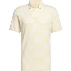 Adidas Gula Pikétröjor adidas Textured Polo Ivory Ivory