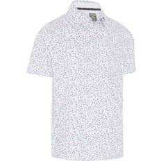 Callaway Polo Shirts Callaway Confetti Print Polo Shirt Bright White Bright White