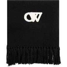 Off-White Tilbehør Off-White Uldtørklæde Uld Tilbehør Dame - Sort
