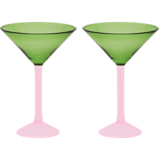 Gavesæt Martiniglas 2-pak Green