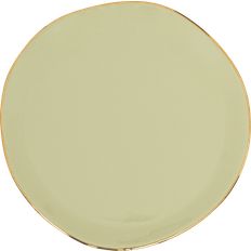 Hand Painted Dessert Plates Urban Nature Culture Good Morning Pale Green Dessert Plate 17cm