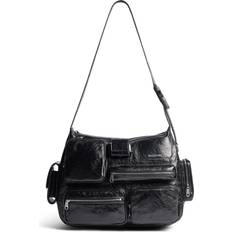 Messenger Bags Balenciaga Superbusy Messenger Bag Black Men's -Lambskin, Polyester