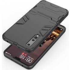 Huawei P20 Pro Mobilskal ExpressVaruhuset Huawei P20 Pro Stöttåligt Skal med Kickstand ThinArmor Svart
