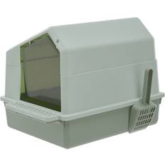 Pets Living and Home Home Foldable Anti Splash Enclosed Cat Litter Box