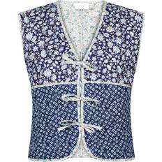 Neo Noir Vester Neo Noir Karine Quilt Combination Vest - Vester Hos Magasin