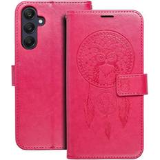 OEM Galaxy A25 5G Plånboksfodral Mezzo Dreamcatcher Magenta TheMobileStore Galaxy A25 tillbehör