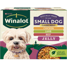 Winalot small dog classic meals with chk, lamb jelly 4x12x100g