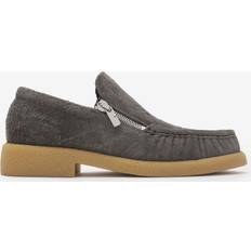 Burberry Loafers Burberry Suede Chance Loafers - Ash