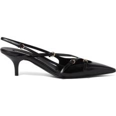 Miu Miu Heels & Pumps Miu Miu 55mm buckle-embellished slingblack pumps NERO