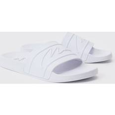 Man Script Slider - White