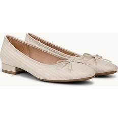 Recycled Materials Ballerinas Life Stride Cheers Woven Flat Shoes Almond Milk Faux Leather