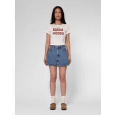 Nudie Jeans Shorts Nudie Jeans Denim Högmidjade Breda Ben Shorts