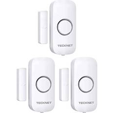 Tecknet Alarm Sensor, Mini Window Sensor Quick Loud 100dB Ring