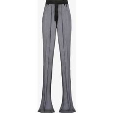 Prada Trousers & Shorts Prada Silk Organza Tailored Trousers black