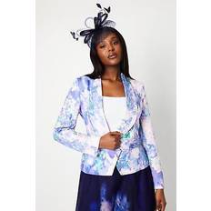 Multicoloured - Women Blazers Coast printed tie waist blazer