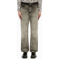 Balmain Herr Byxor & Shorts Balmain Straight Jeans - Gray