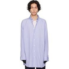 Purple Shirts Maison Margiela Blue Striped Shirt