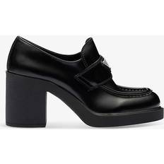 Prada Low Shoes Prada Leather Loafers black