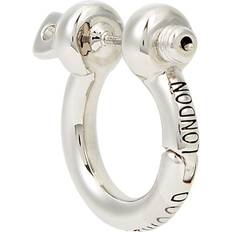 Vivienne Westwood Earrings Vivienne Westwood Minerva Silver-tone Single Hoop Earring