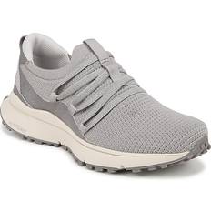 Gray - Women Walking Shoes Ryka Jumpstart Lace Sneaker Women's Grey Sneakers Stretch