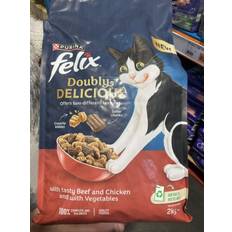 Felix Felix dry cat food-new doubly delicious